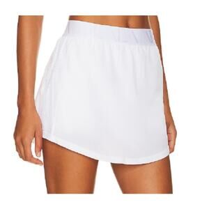 Alala Womens Court Tennis Skort Medium White Pull On Golf Pickleball Preppy
